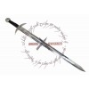 LOKI'S SWORD OF CHAOS VIKING LONGSWORD HIGH CARBON STAINLESS STEEL BATTLE READY PEENED